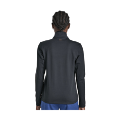 Saucony Solstice T-shirt met lange mouwen en 1/4 rits, zwart, dames 2
