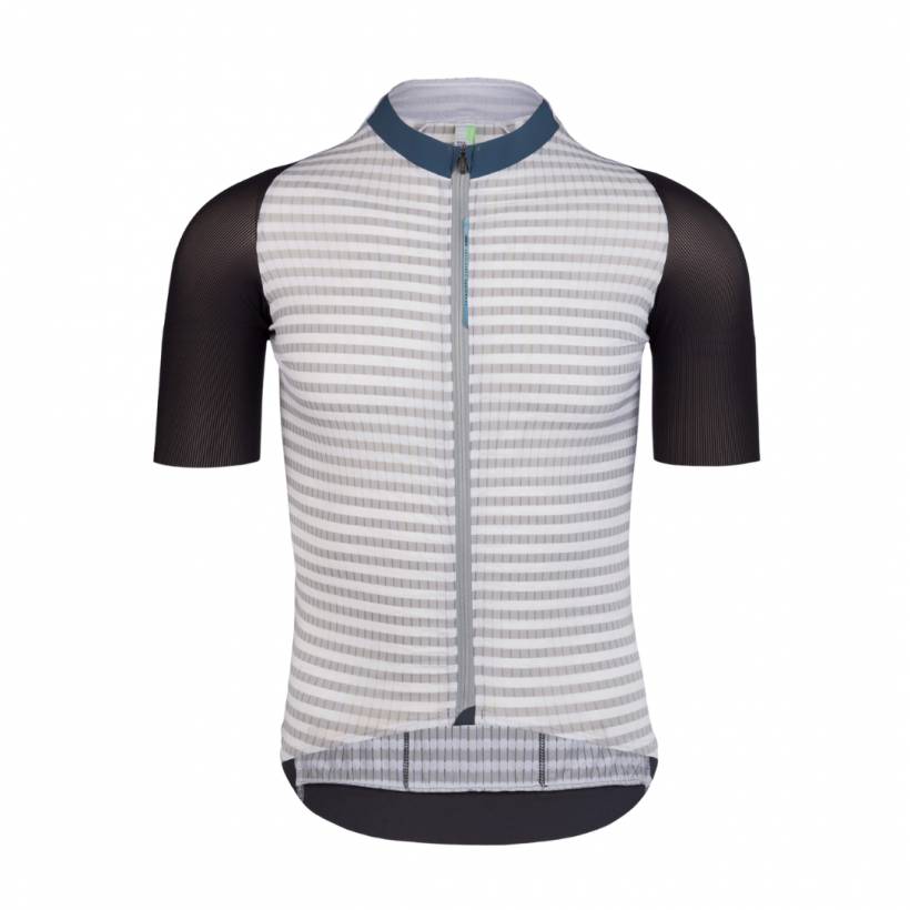 Q36.5 Korte Mouw Clima Jersey Wit Zwart
