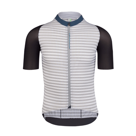 Trikot Q36.5 Clima Kurzarm Weiß Schwarz