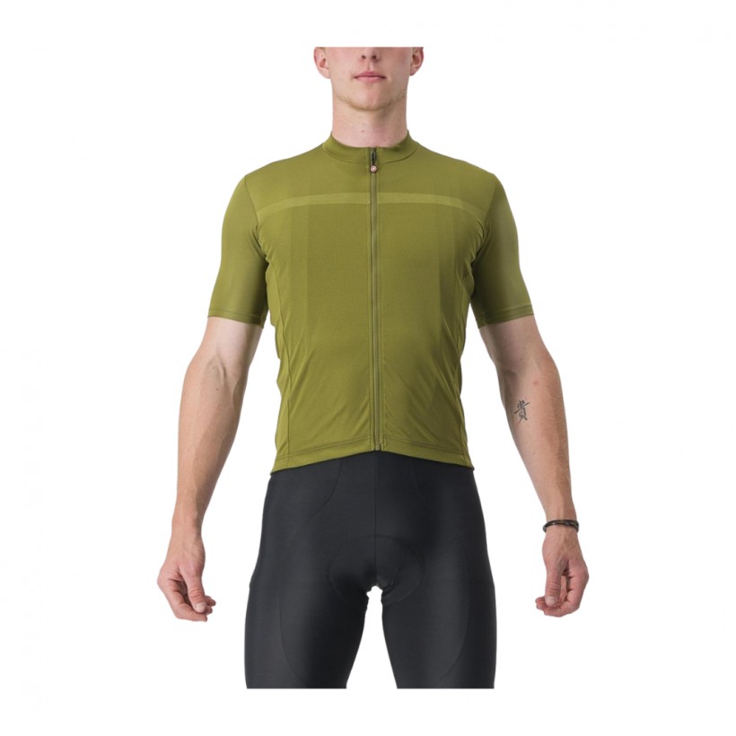 Trikot Castelli Classifica Kurzarm Grün
