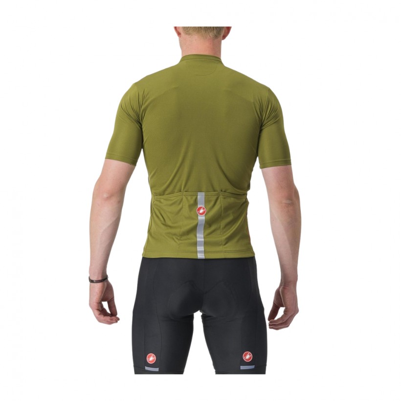 Trikot Castelli Classifica Kurzarm Grün