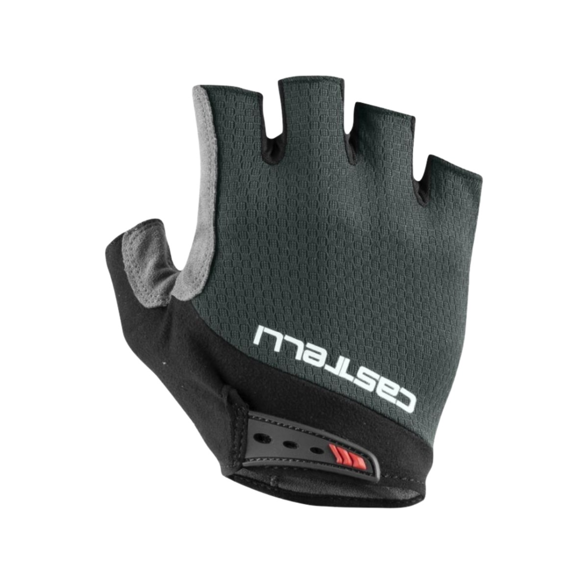 Photos - Cycling Gloves Castelli Gloves  Entrata V Black Grey, Size M 4521075142-M 