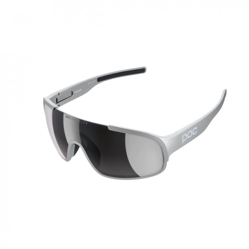 POC Crave Black Glasses mit silberner Linse