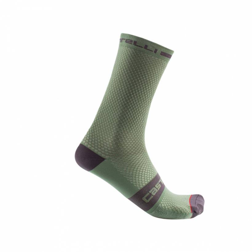 Chaussettes Castelli Superleggera T 18 Vert