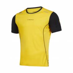 Camiseta La Sportiva Tracer T-Shirt M Manga Corta Amarillo Negro