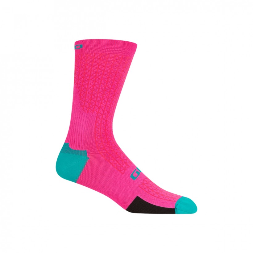 Giro HRC Team Socks Pink Blue