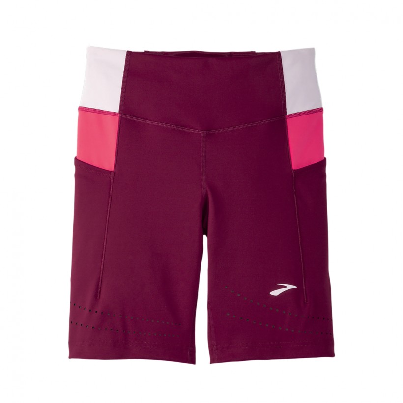 Short Tights Brooks Method 8in Dark Pink Women's