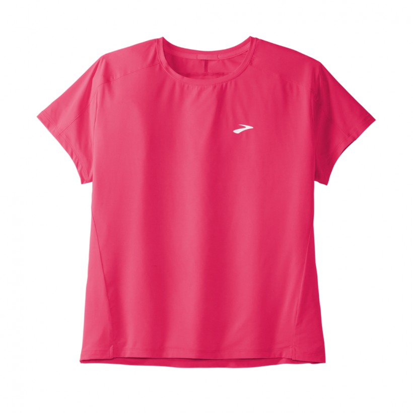 T-Shirt Brooks Sprint Free 2.0 Short Sleeve Pink Women's