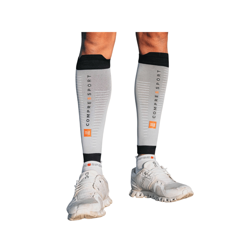 Kompression Socken Compressport R2V2 Grau Schwarz