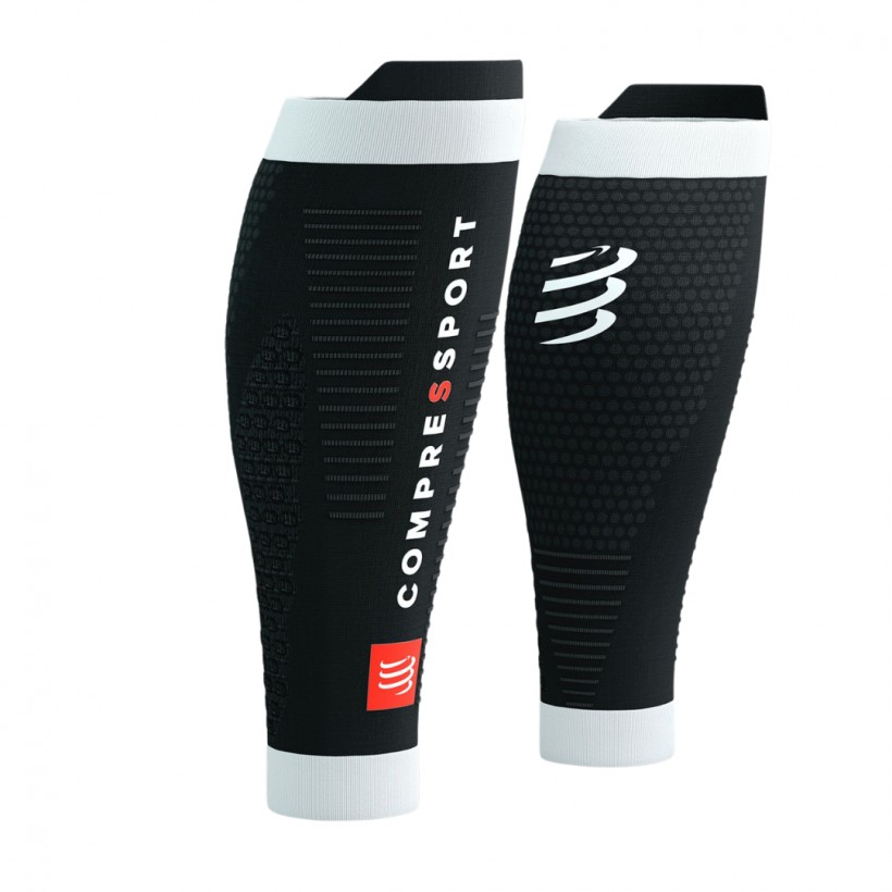 Compression Socks Compressport R2 3.0 Black White