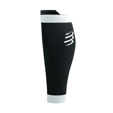 Meias de Compressão Compressport R2 3.0 Preto Branco