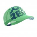 Casquette Compressport Trucker Vert Bleu