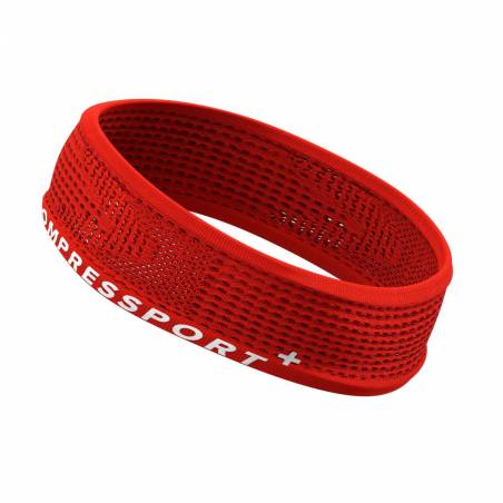 Fascia Sottile Compressport On/Off Rosso