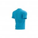 T-Shirt Compressport Trail Half-Zip FITTED SS TOP Bleu