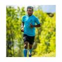 T-Shirt Compressport Trail Half-Zip FITTED SS TOP Bleu