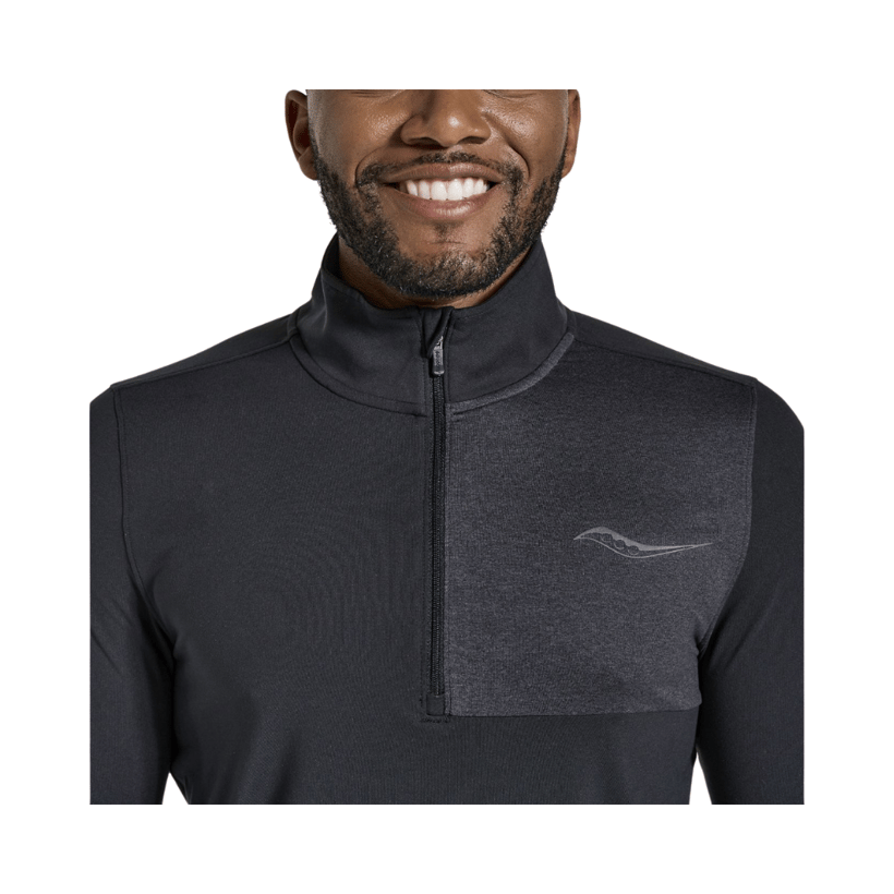 Sudadera Saucony Sunday 1/4 Zip Negro