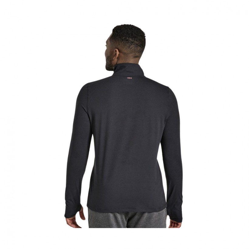 Sweatshirt Saucony Sunday 1/4 Zip Black