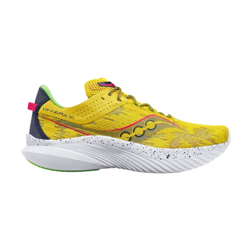Schuhe Saucony Kinvara 14 Gelb Weiß SS23
