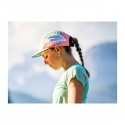 Casquette Compressport Panel Light Orange Vert