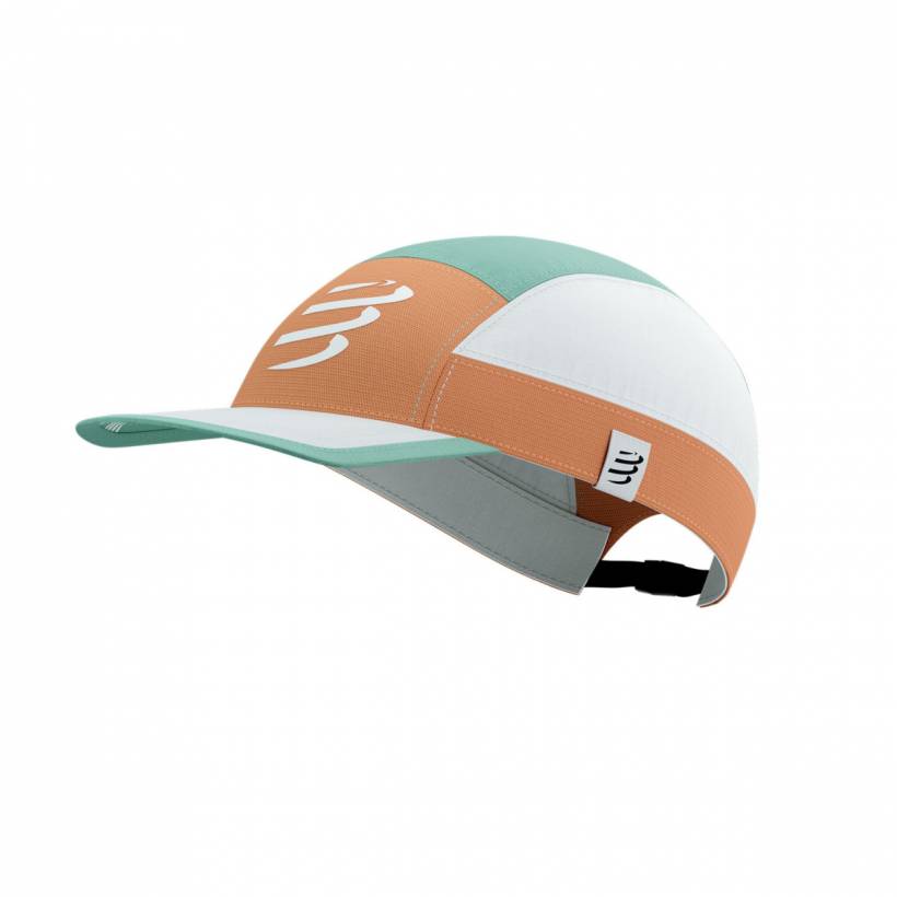 Cap Compressport Panel Light Orange Green