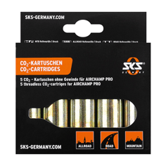 SKS Airchamp CO2 cartridge without thread 16 g (5 pcs)