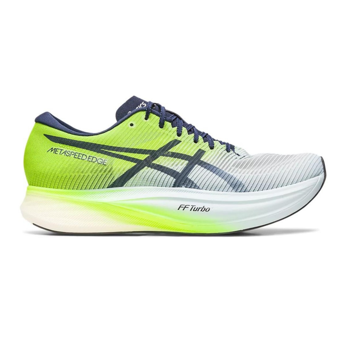 Asics Metaspeed Edge+ Yellow White SS23 Running Shoes | Free shipping