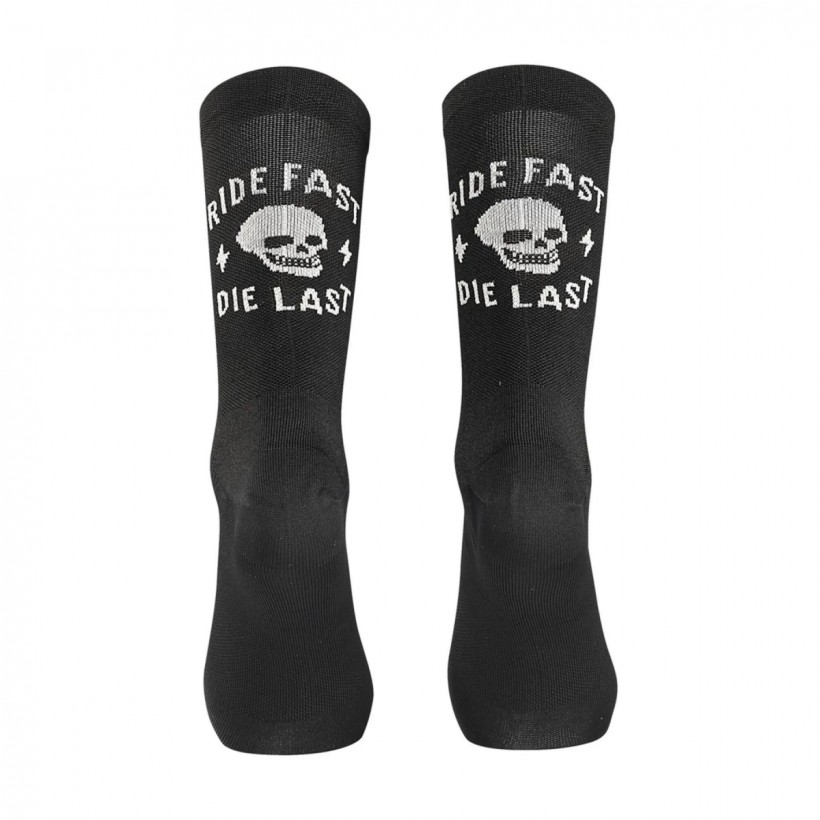 Socks Northwave Ride Fast Die Last Black White