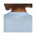 Short Sleeves Shirt Saucony Stopwatch Light Blue Women