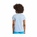 Short Sleeves Shirt Saucony Stopwatch Light Blue Women