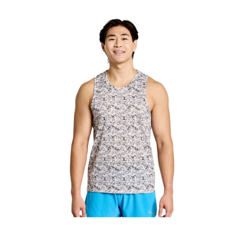 Saucony Stopwatch Graphic Tank Top Green Free shipping