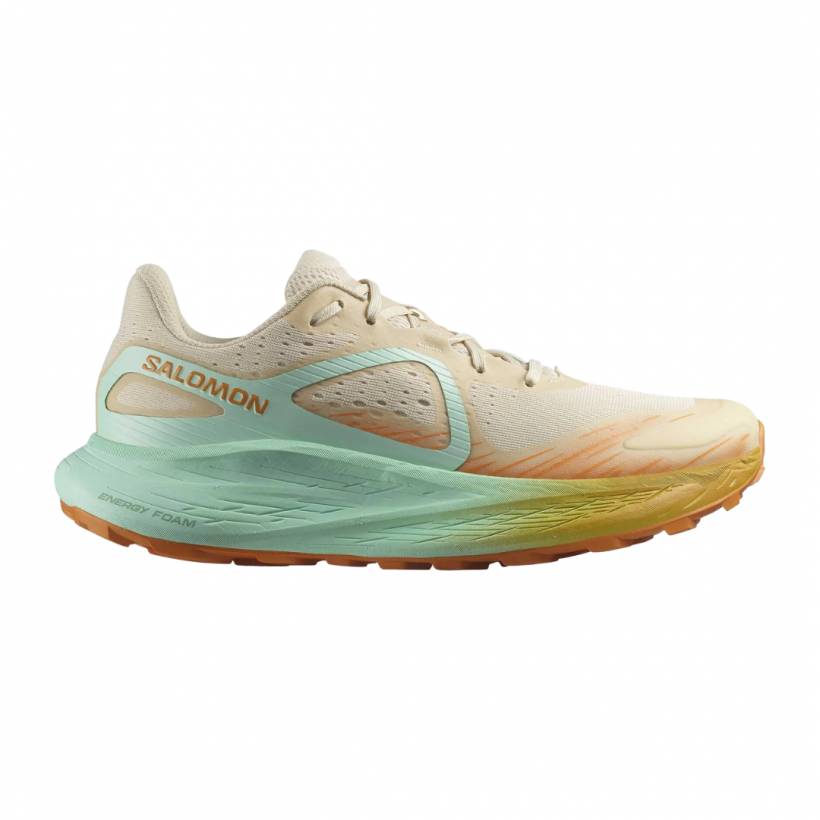 Sapatos Salomon Glide Max Bege Azul Claro SS23