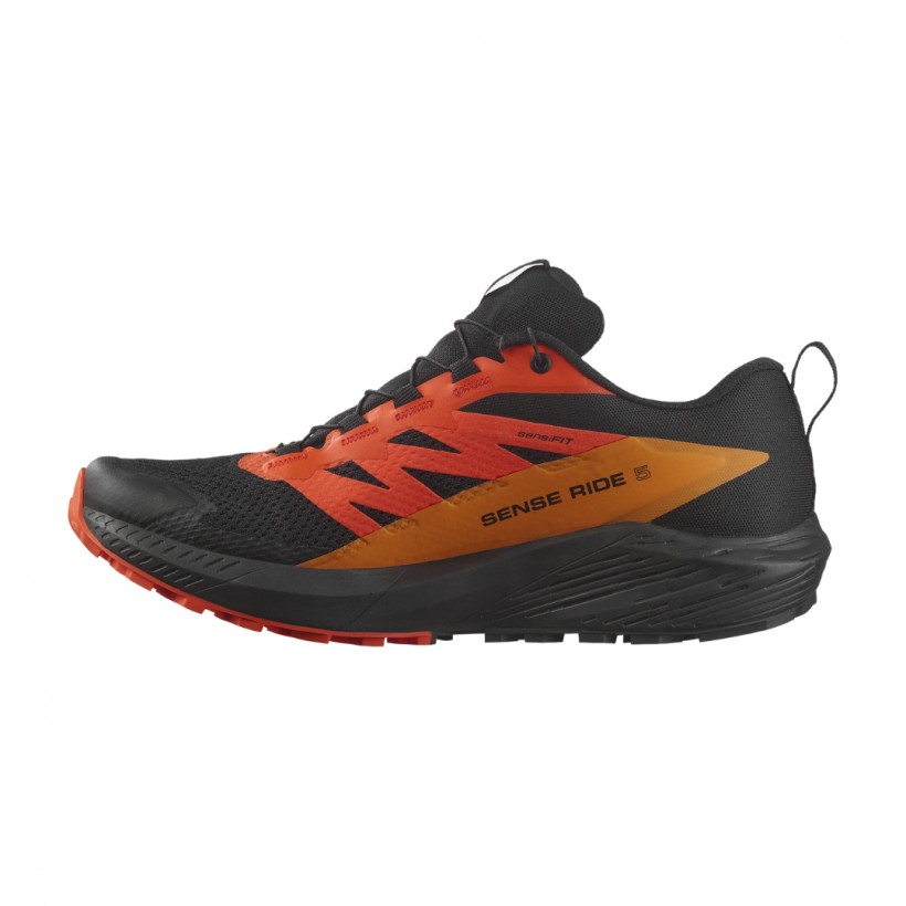 Shoes Salomon Sense Ride 5 Black Red SS23