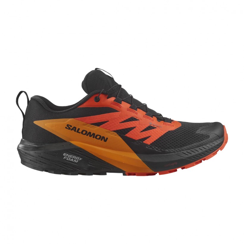 Zapatillas Salomon Sense Ride 5 GTX Negro Rojo SS23