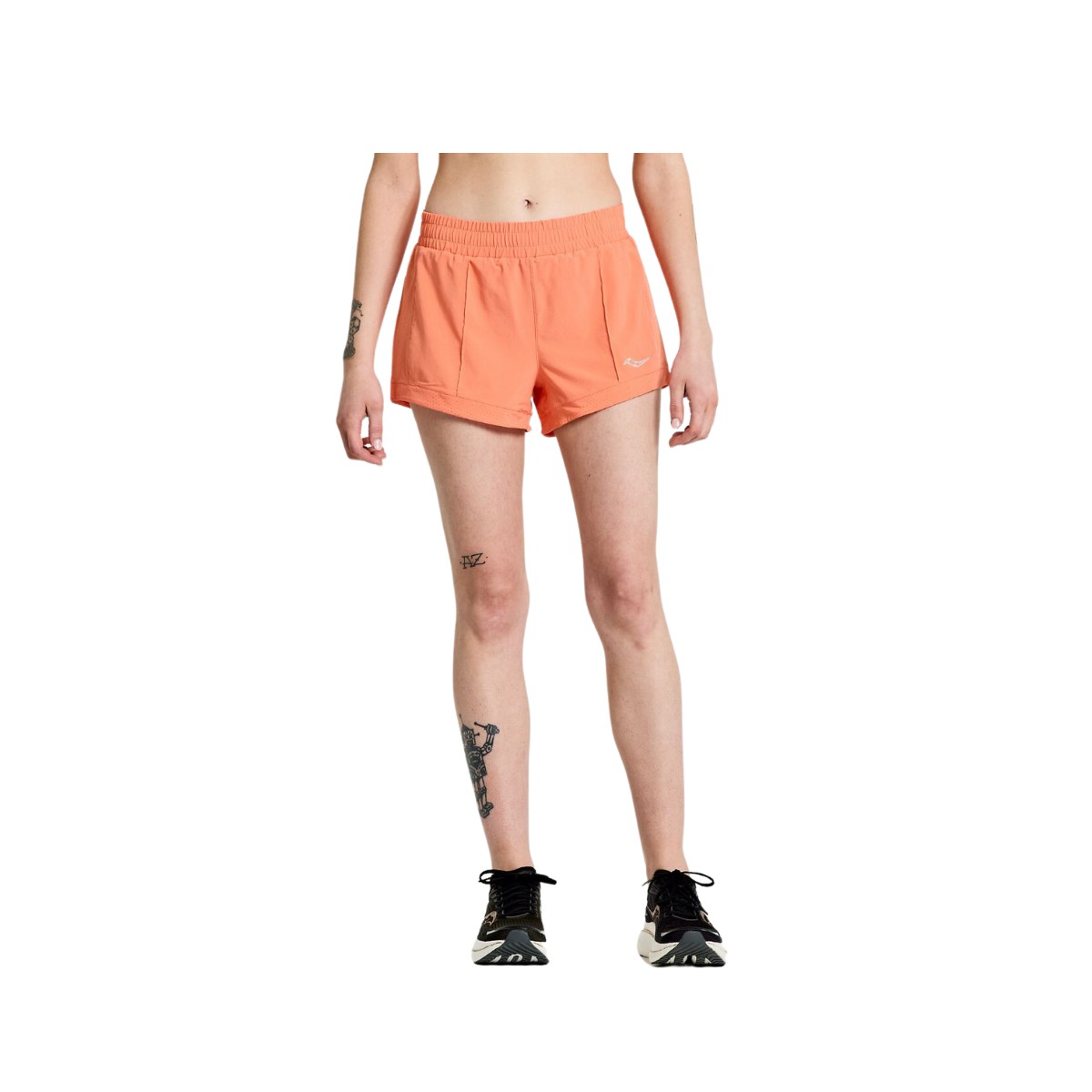 Orange  günstig Kaufen-Short Saucony Outpace 3" Orange Damen, Größe XS. Short Saucony Outpace 3" Orange Damen, Größe XS <![CDATA[Saucony Outpace 3