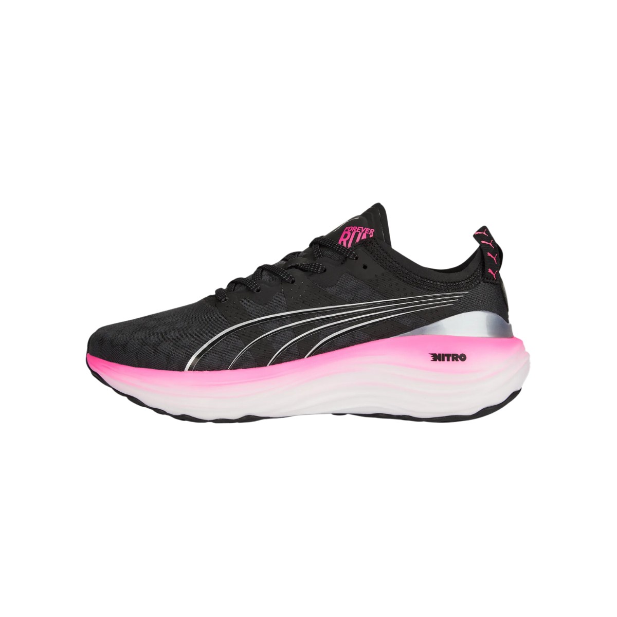 eine neue günstig Kaufen-Schuhe Puma ForeverRun Nitro Schwarz Rosa  Damen, Größe 40,5 - EUR. Schuhe Puma ForeverRun Nitro Schwarz Rosa  Damen, Größe 40,5 - EUR <![CDATA[Puma ForeverRun Nitro Schwarz Rosa SS23 Damenschuhe Der ForeverRun NITRO läutet eine neue 