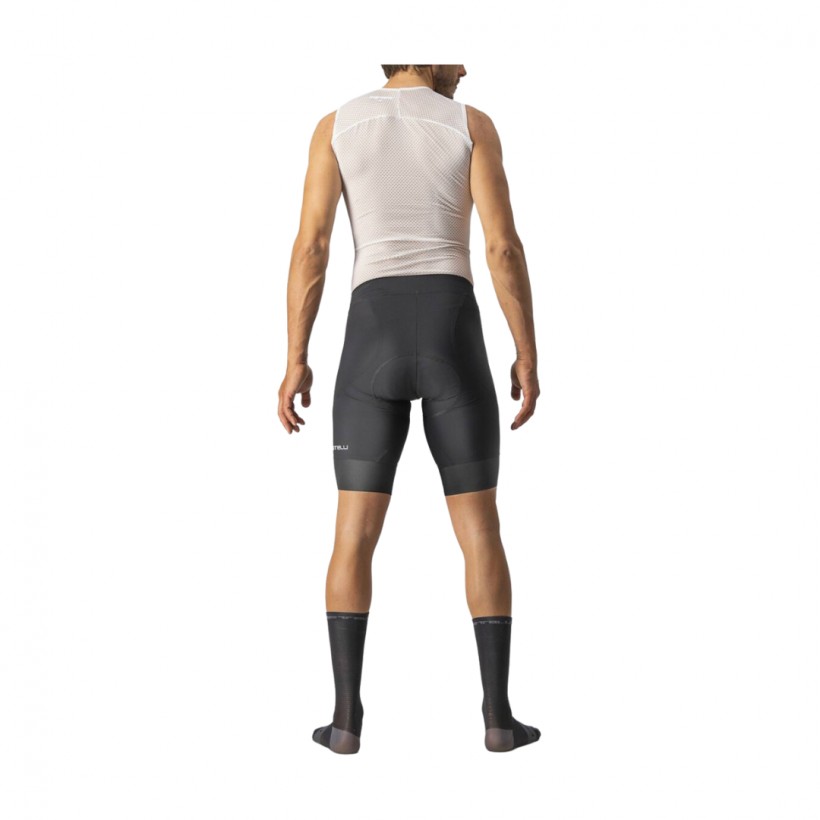 Trägerhose Kurze Castelli Endurance 3 Schwarz