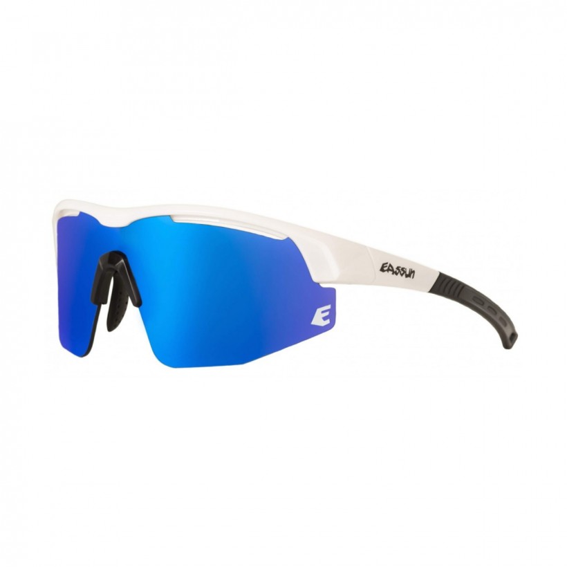 Gafas de Running Eassun Sprint Solar Cat 3 Blanco Azul
