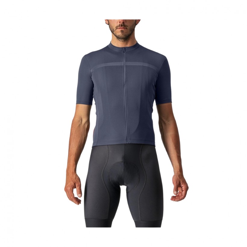 Jersey Castelli Classifica Short Sleeve Navy Blue