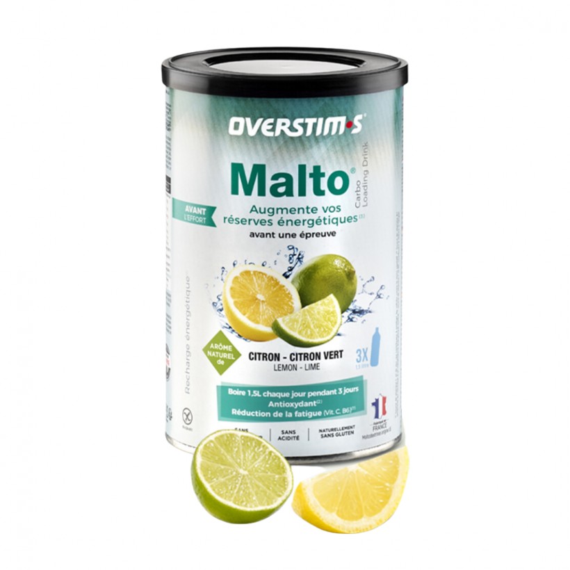 Bebida Energética Overstims Malto Antioxidante Limão 500g