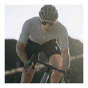 Maillot manches courtes Q36.5 Pinstripe Pro blanc