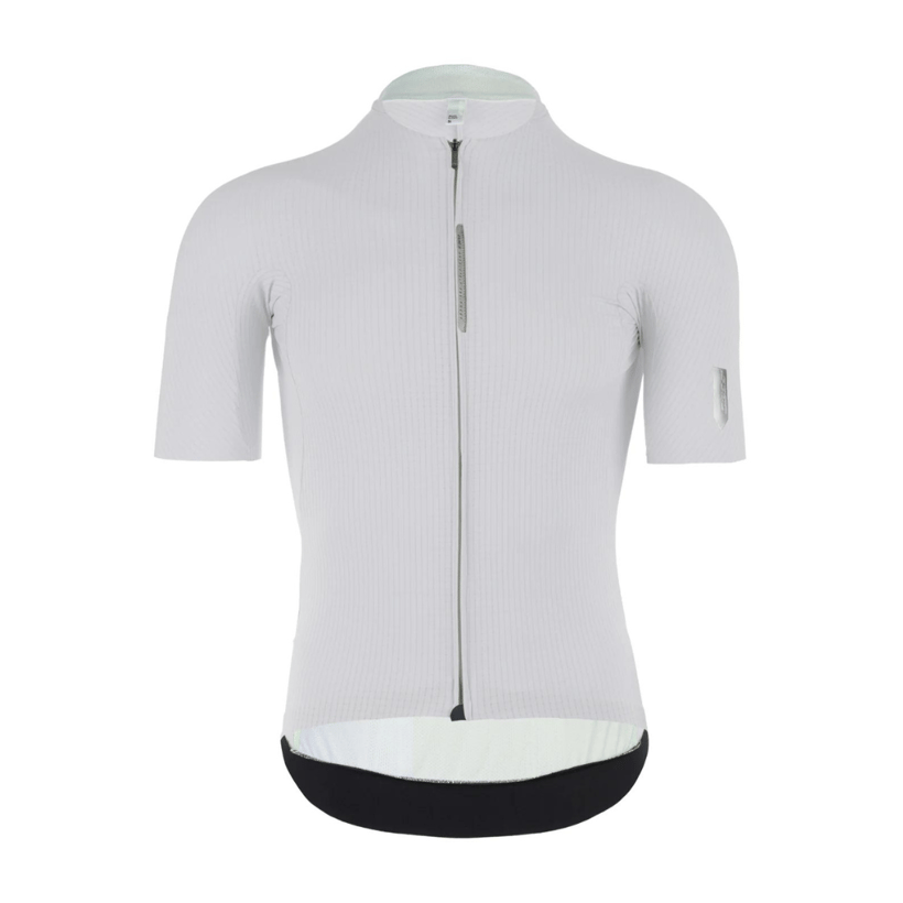 Q36.5 Korte Mouw Pinstripe Pro Jersey Wit