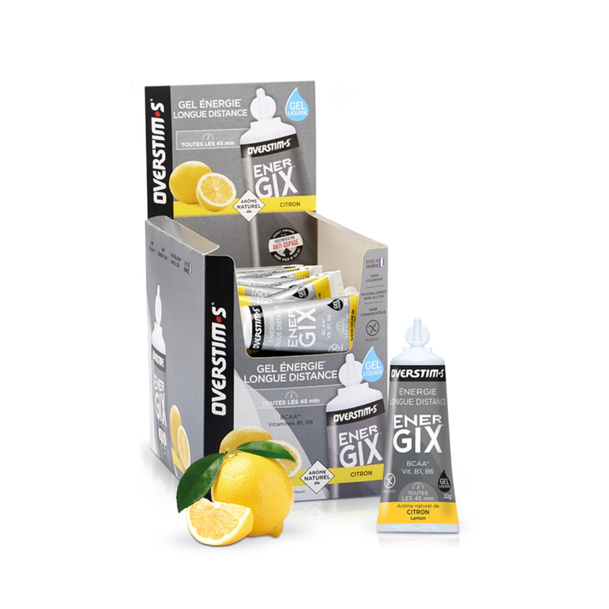 Lemon Energy günstig Kaufen-Energiegel Overstims Energix Zitronen 30 g (1 Einheit). Energiegel Overstims Energix Zitronen 30 g (1 Einheit) <![CDATA[Overstims Energix Lemon Energy Gel 30g (1 Einheit) Das ENERGIX-Gel wurde speziell für Langstreckensportarten entwickelt, da es dank se