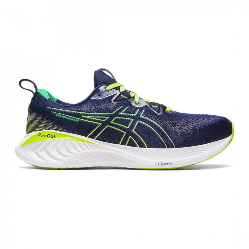Scarpe da corsa Asics Gel Cumulus 25 blu verde SS23