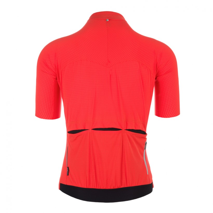 Q36.5 Pinstripe Pro Short Sleeve Jersey Red