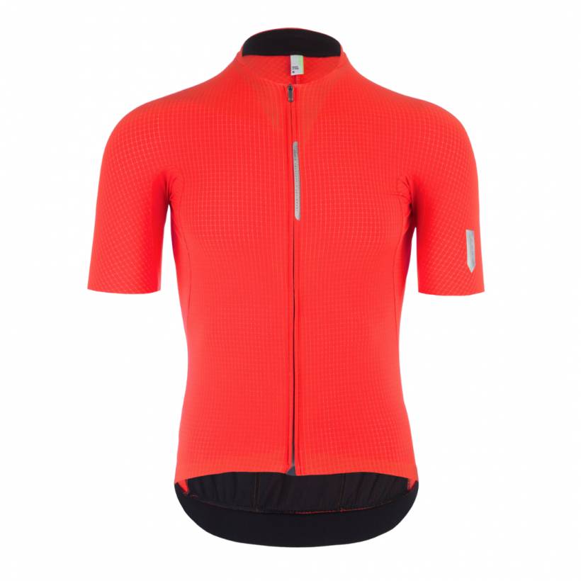 Maillot Manches Courtes Q36.5 Pinstripe Pro Rouge