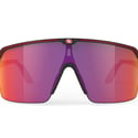 Rudy Project Spinshield Matte Black Glasses with RP Multilaser Red Lens