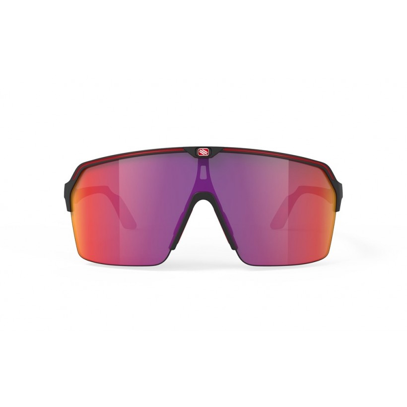 Gafas Rudy Project Spinshield Negro Mate con Lente RP Multilaser Rojo