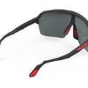 Occhiali Rudy Project Spinshield Nero Opaco con Lente RP Multilaser Rossa