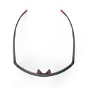 Rudy Project Spinshield Mattschwarze Brille mit RP Multilaser Red Lens