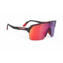 Gafas Rudy Project Spinshield Negro Mate con Lente RP Multilaser Rojo